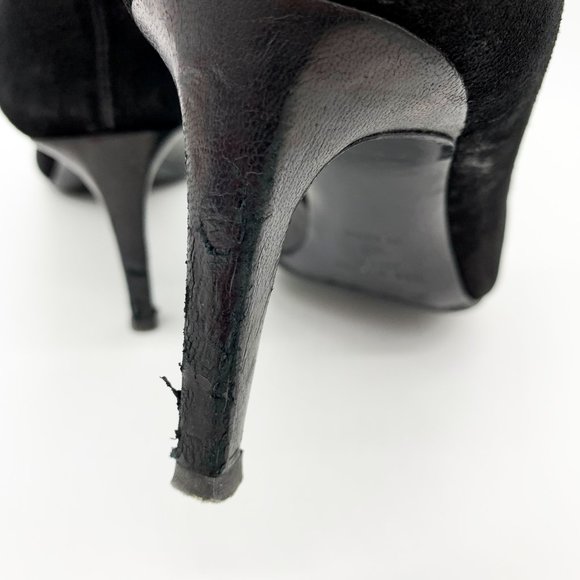 RAG & BONE Beha Paneled Leather Suede Ankle Boots - Picture 9 of 12